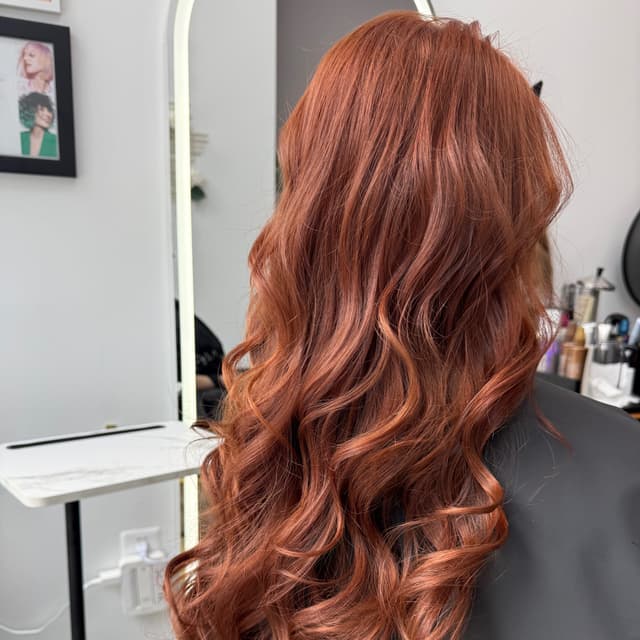 Hair blow dry at My Hair Salon in McLean, VA